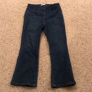 Free People Cropped wide leg jeans